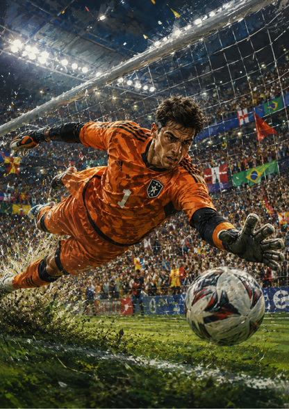 Rice Paper For Decoupage Football Player  / Goalkeeper Full  Cat. No. 9727