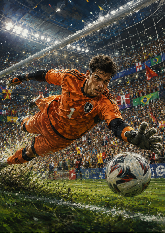 Rice Paper For Decoupage Football Player  / Goalkeeper Full  Cat. No. 9727