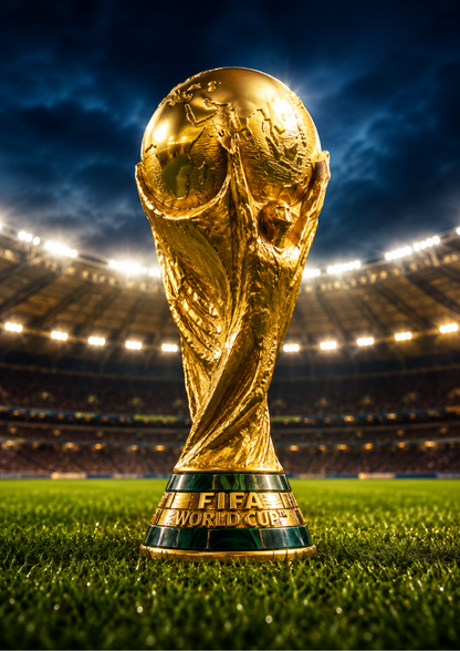 Rice Paper For Decoupage Football World Championship - Gold Trophy Full  Cat. No. 9731