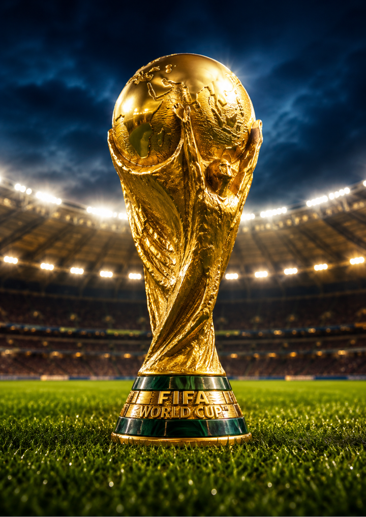 Rice Paper For Decoupage Football World Championship - Gold Trophy Full  Cat. No. 9731
