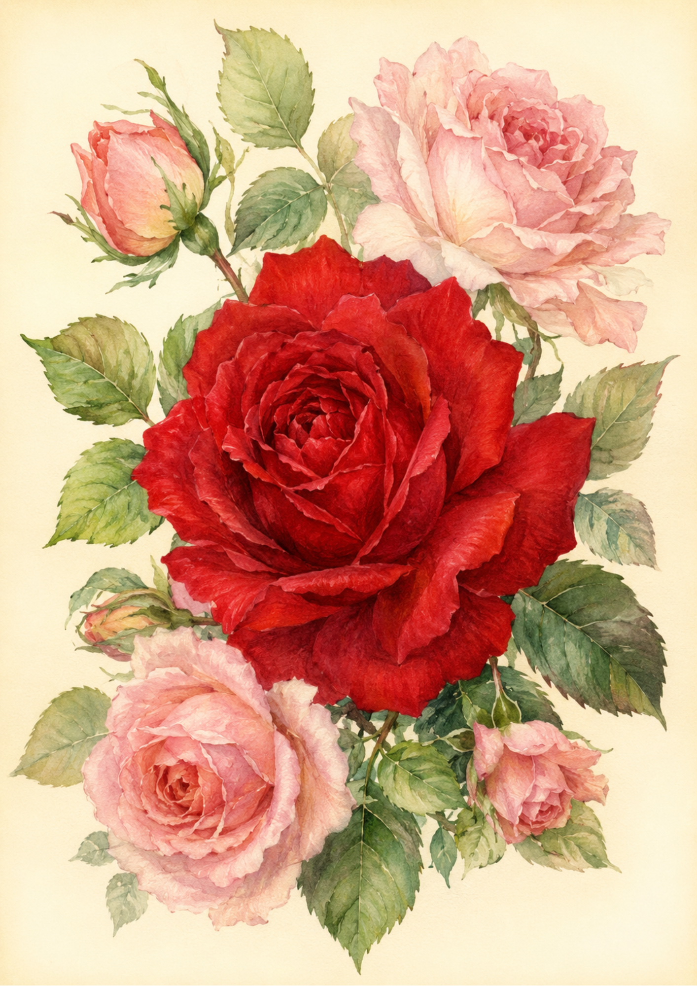 Reispapier für Decoupage, Blumenhintergrund, vollständig, Kat. Nr. 4809