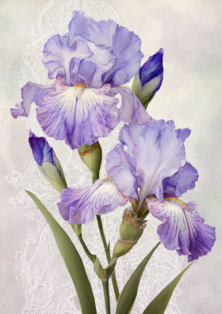 Reispapier für Decoupage, Blumenhintergrund, vollständig, Kat. Nr. 4809