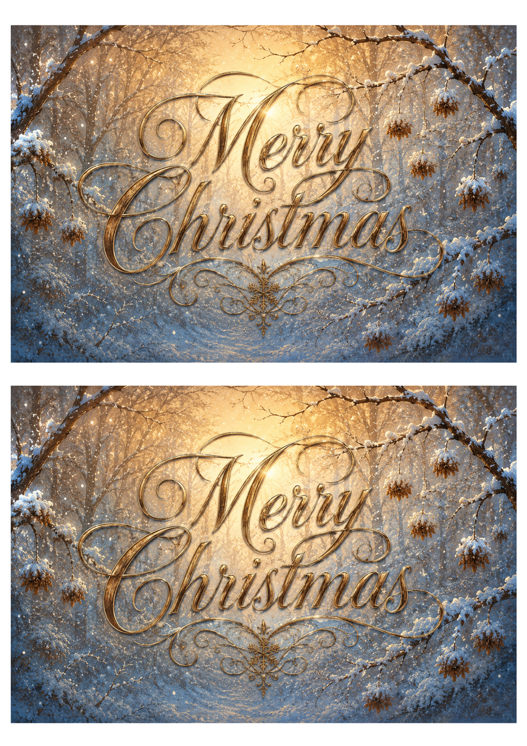 Rice Paper For Decoupage Merry Christmas Sign Collage Cat. No. 9858