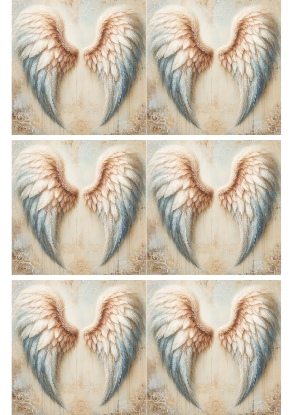 A3 DECOUPAGE FIBER PACK – Magical Wings