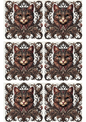 Rice Paper for Decoupage Cat Gothic Style Collage Cat. No. 1702