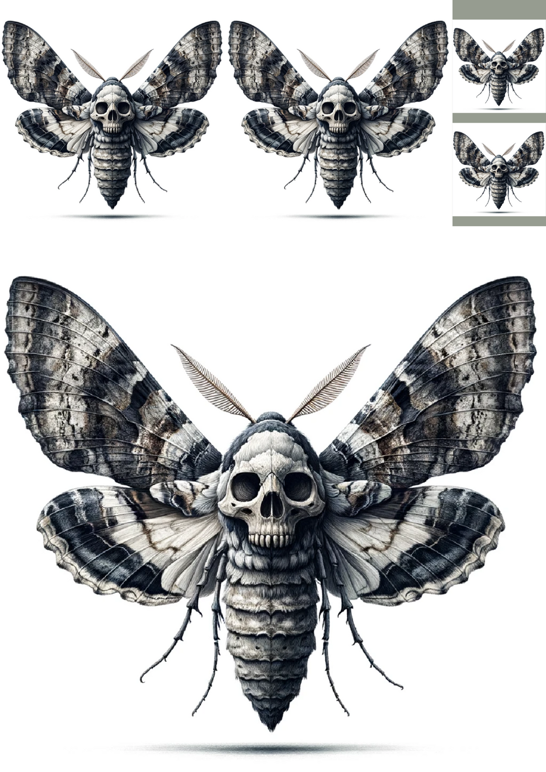 Rice Paper For Decoupage Moth Death&