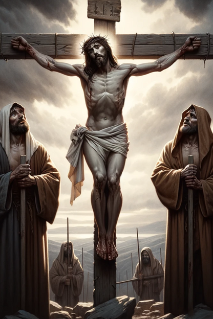 Reispapier für Decoupage Jesus am Kreuz, voll, Kat. Nr. 576