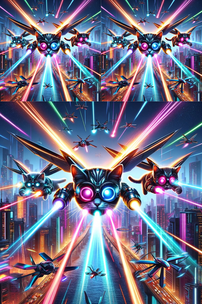 Reispapier für Decoupage Katzen Laser 2 Kat. Nr. 47