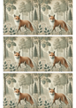 Rice Paper For Decoupage Fox In The Forest Shabby Chic Collage Cat. No. 3049