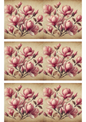 Rice Paper for Decoupage Pink Magnolias Vintage Collage Cat. No. 1684
