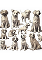 Rice Paper For Decoupage Dogs Mix Full Cat. No. 3094