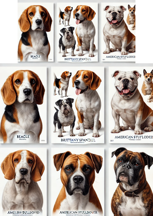 Rice Paper For Decoupage Dogs Mix Full Cat. No. 3100