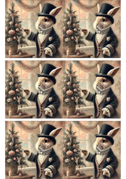 Papel de arroz para decoupage Achilles Collage Cat No. 875
