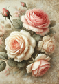 Rice Paper For Decoupage Roses Shabby Chic 2 Full Cat. No. 2360