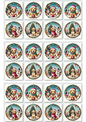 Rice Paper For Decoupage Dogs In Round Frames Collage Cat. No. 3121