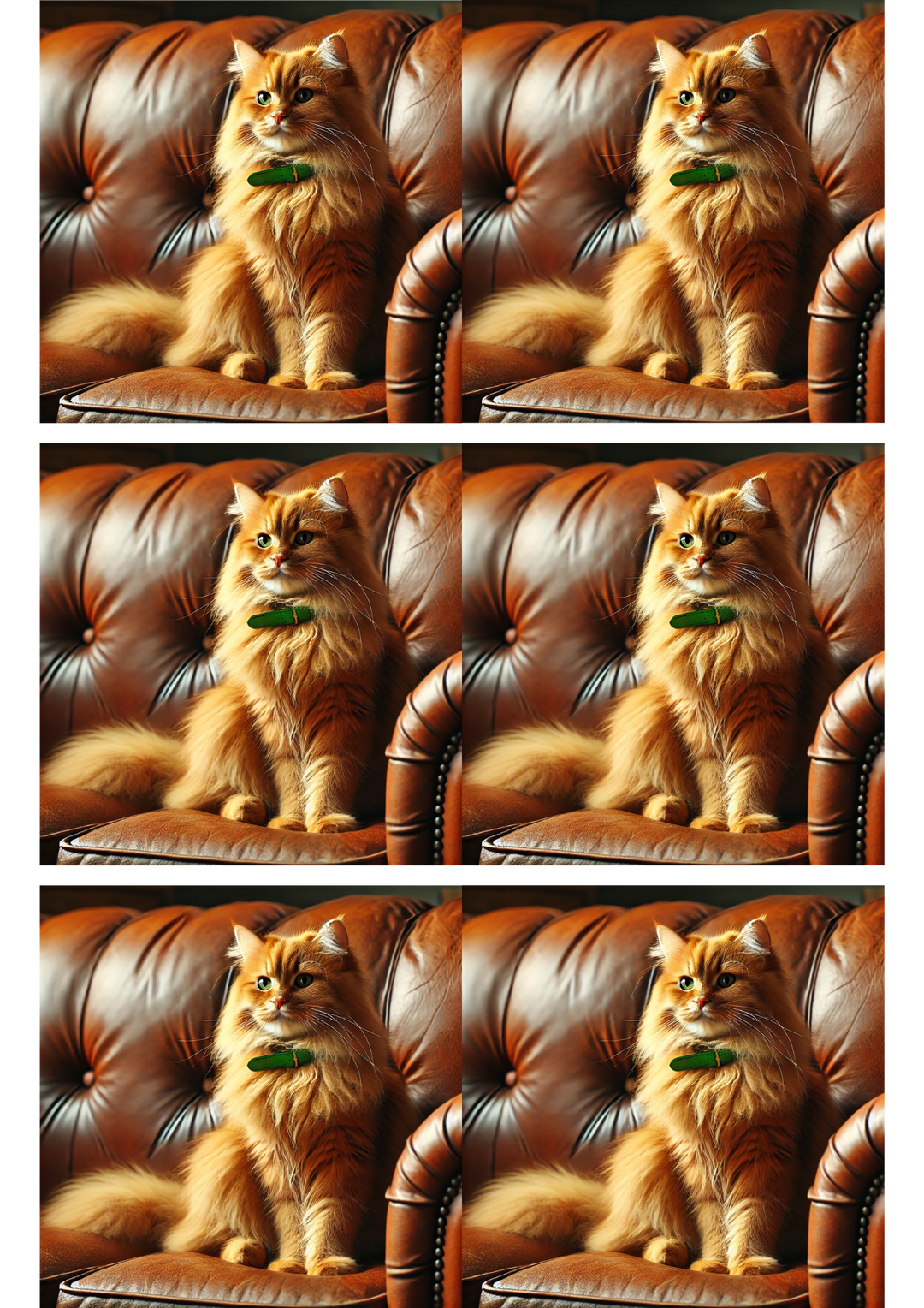 Reispapier für Decoupage Ginger Kitty Collage Kat. Nr. 3139