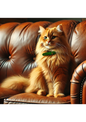 Rice Paper For Decoupage Ginger Kitty Full Cat. No. 3140