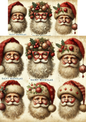 Rice Paper For Decoupage Santa Claus Mix Full Cat. No. 3144