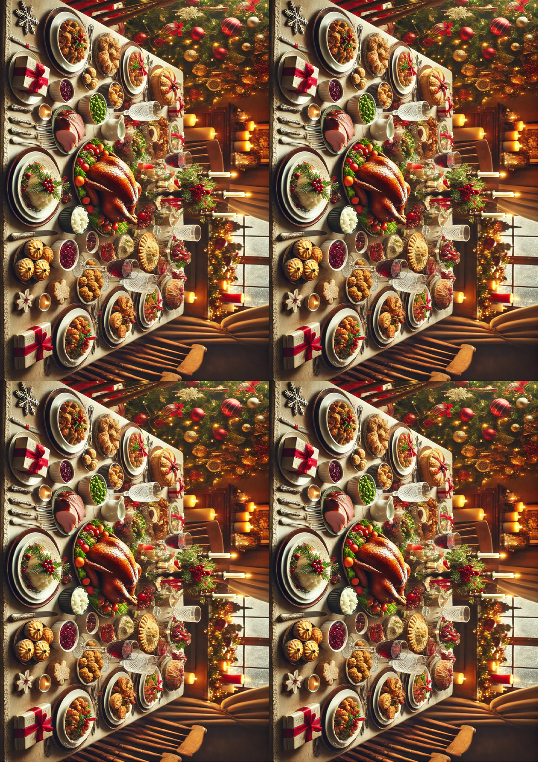 Rice Paper for Decoupage Christmas Table Collage Cat. No. 1584