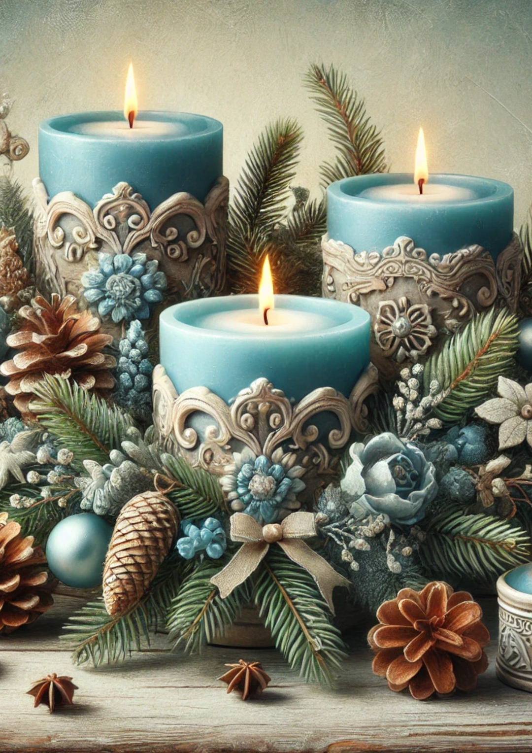 Reispapier für Decoupage-Kerzen und Weihnachtsdekorationen, vollständige Kat.-Nr. 2916