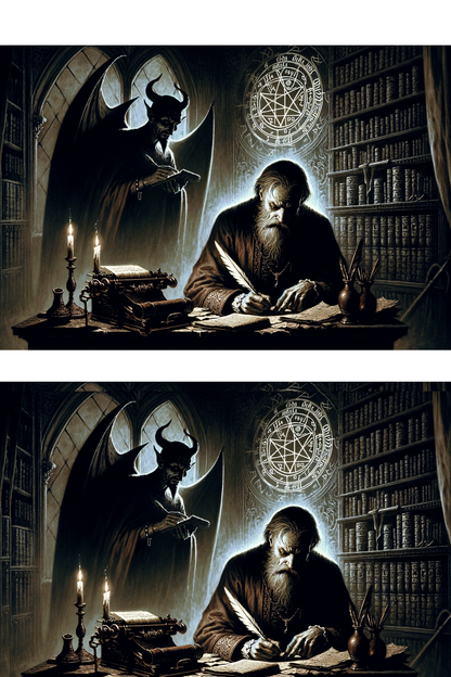 Rice Paper For Decoupage Twardowski Signs Cyrograph Collage Cat. No. 434