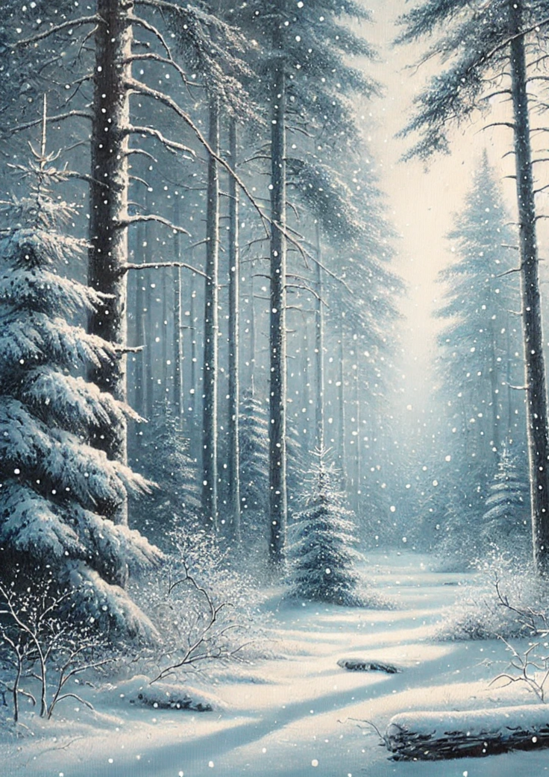 Reispapier für Decoupage Winterwald Voll Kat. Nr. 2670