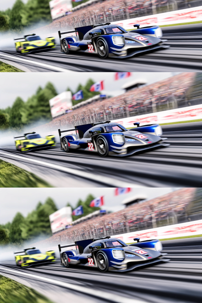 Rice Paper For Decoupage Car Racing 3 Collage Cat. No. 482