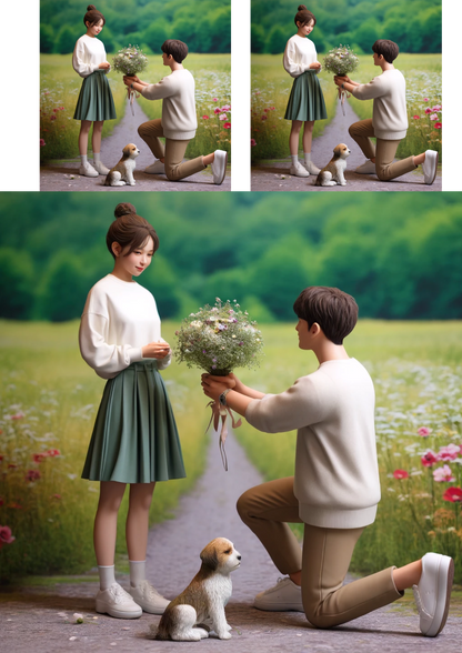 Rice Paper for Decoupage Engagement Cat. No. 486